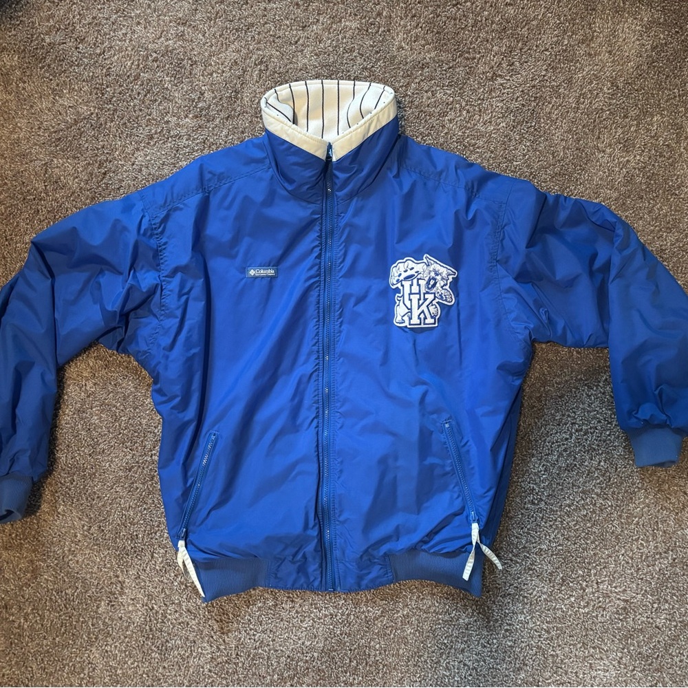 Vintage Kentucky Wildcats Columbia Winter Jacket (Reversible)